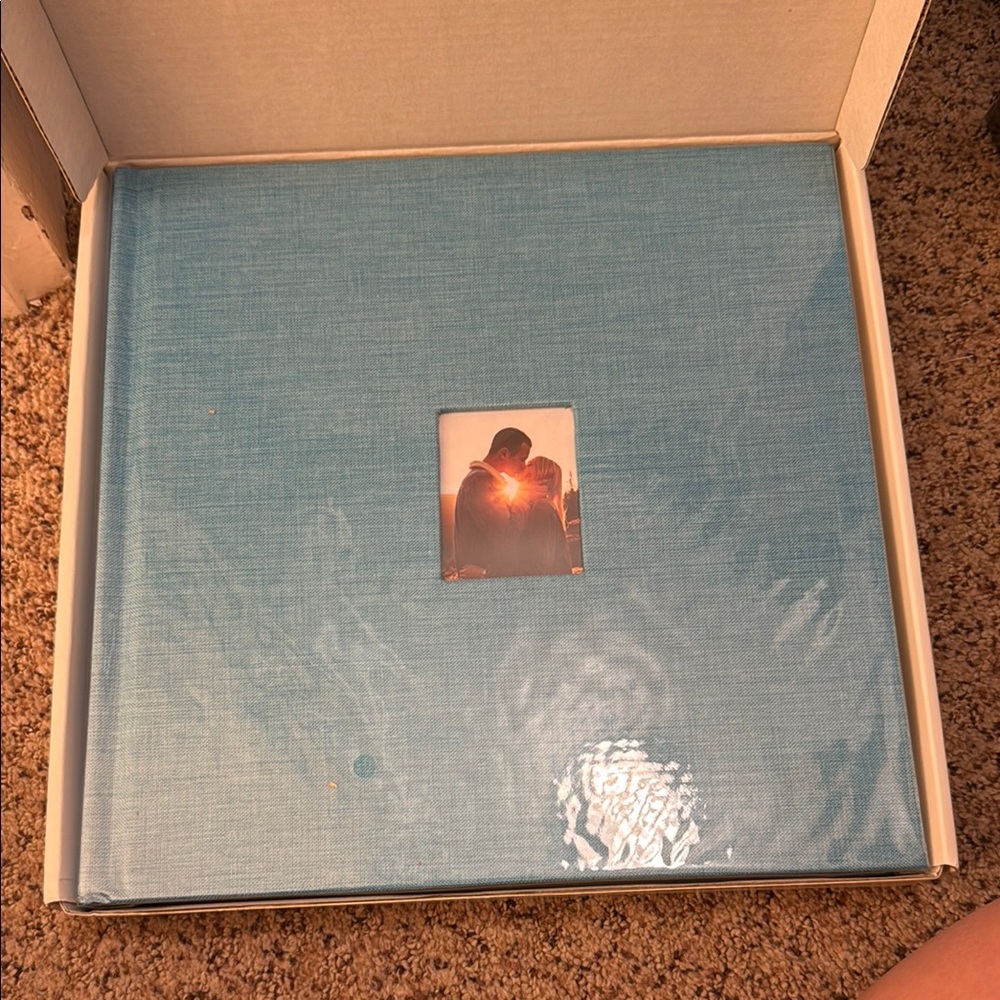Source Unknown Blue Photo Album